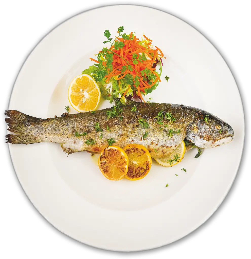 Download Fish Plate Of Food Png Fish Plate Png