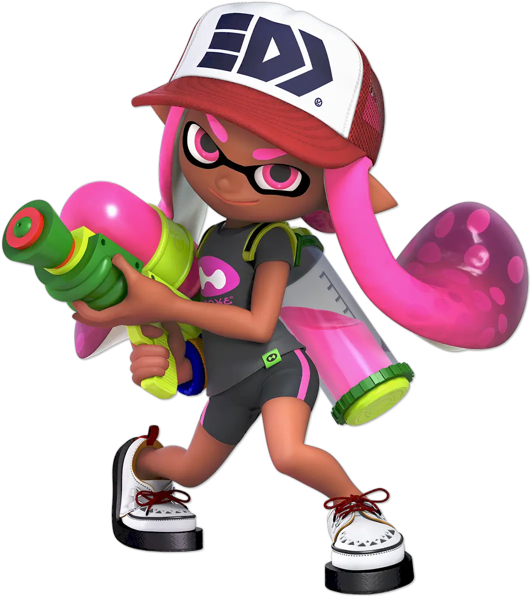 The Inkling Smash Ultimate Render Png Inkling Png