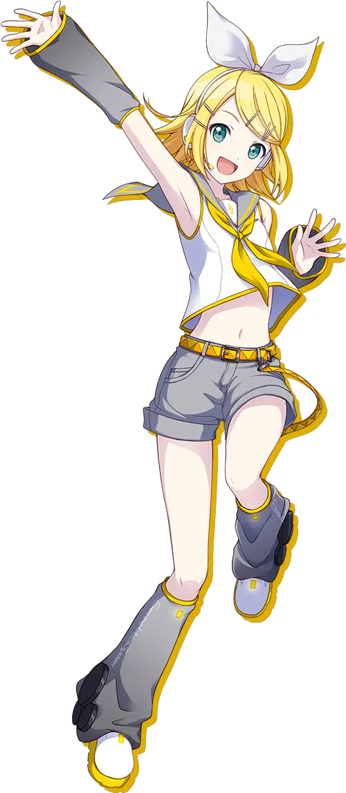 Kagamine Rin Len Kagamine Danganronpa Style Png Vocaloid Icon