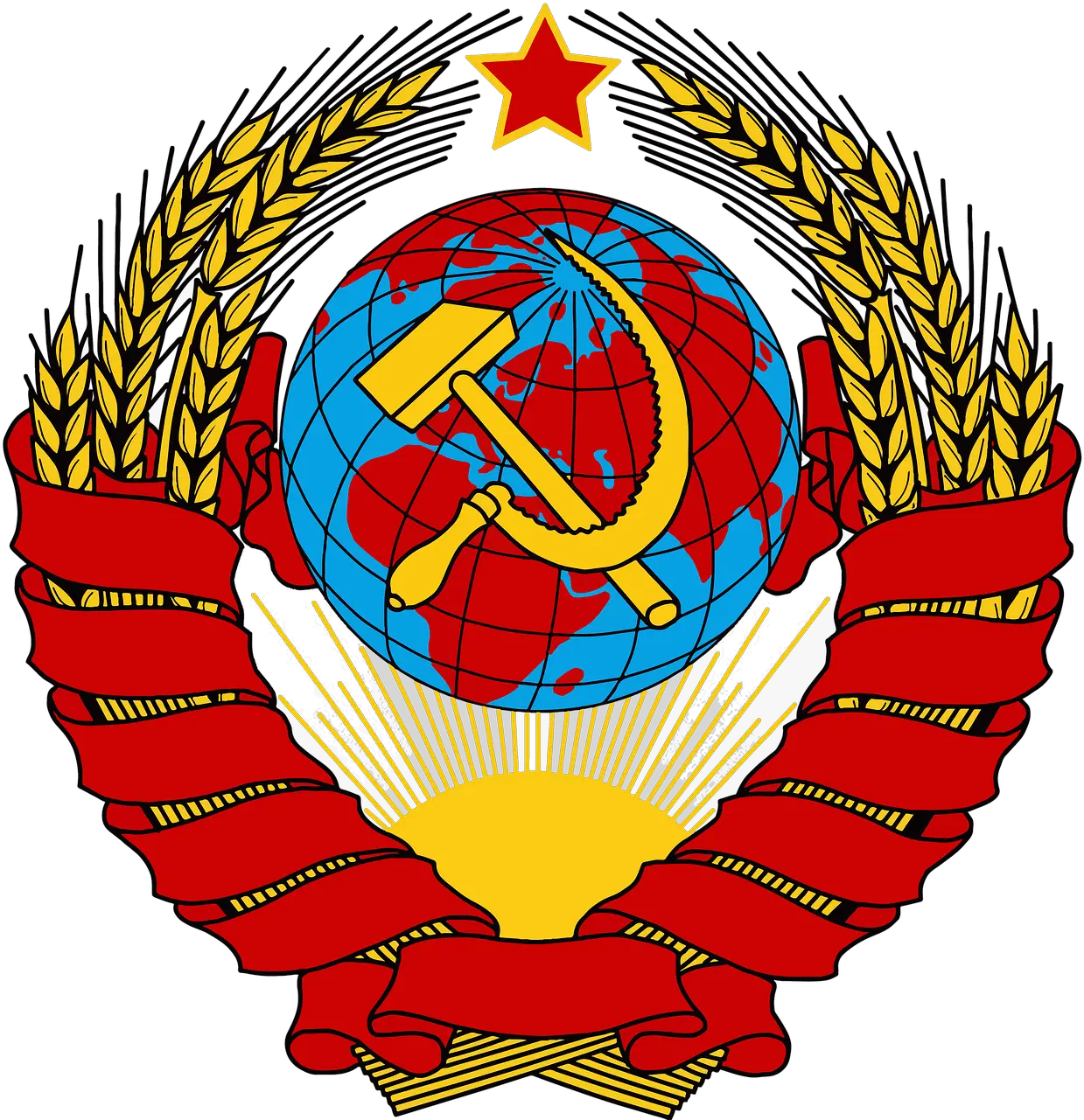 The Coat Of Arms Ussr Soviet Profile Png Ussr Icon