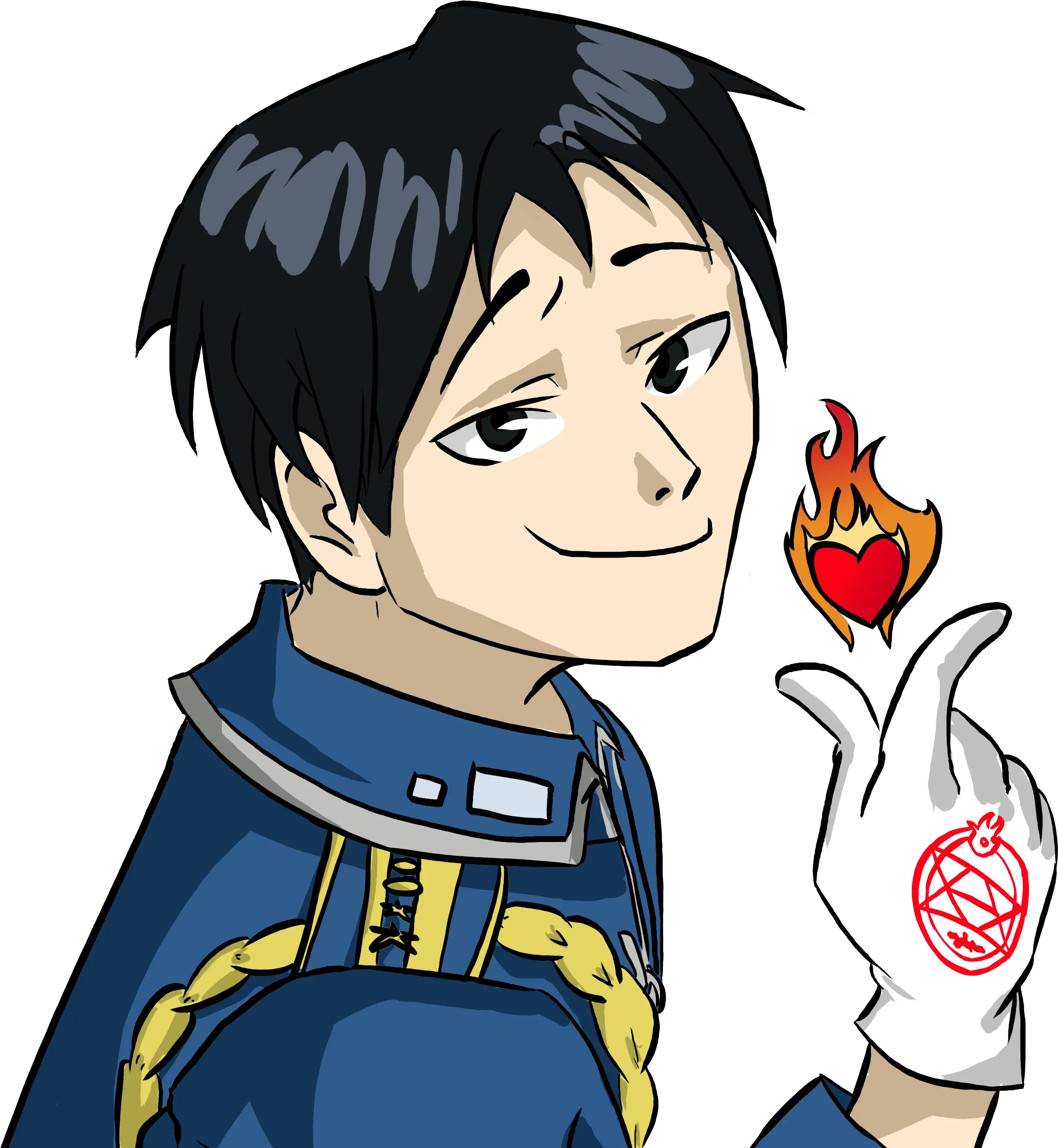 Roy Mustang Sticker Thingy Fictional Character Png Roy Mustang Icon