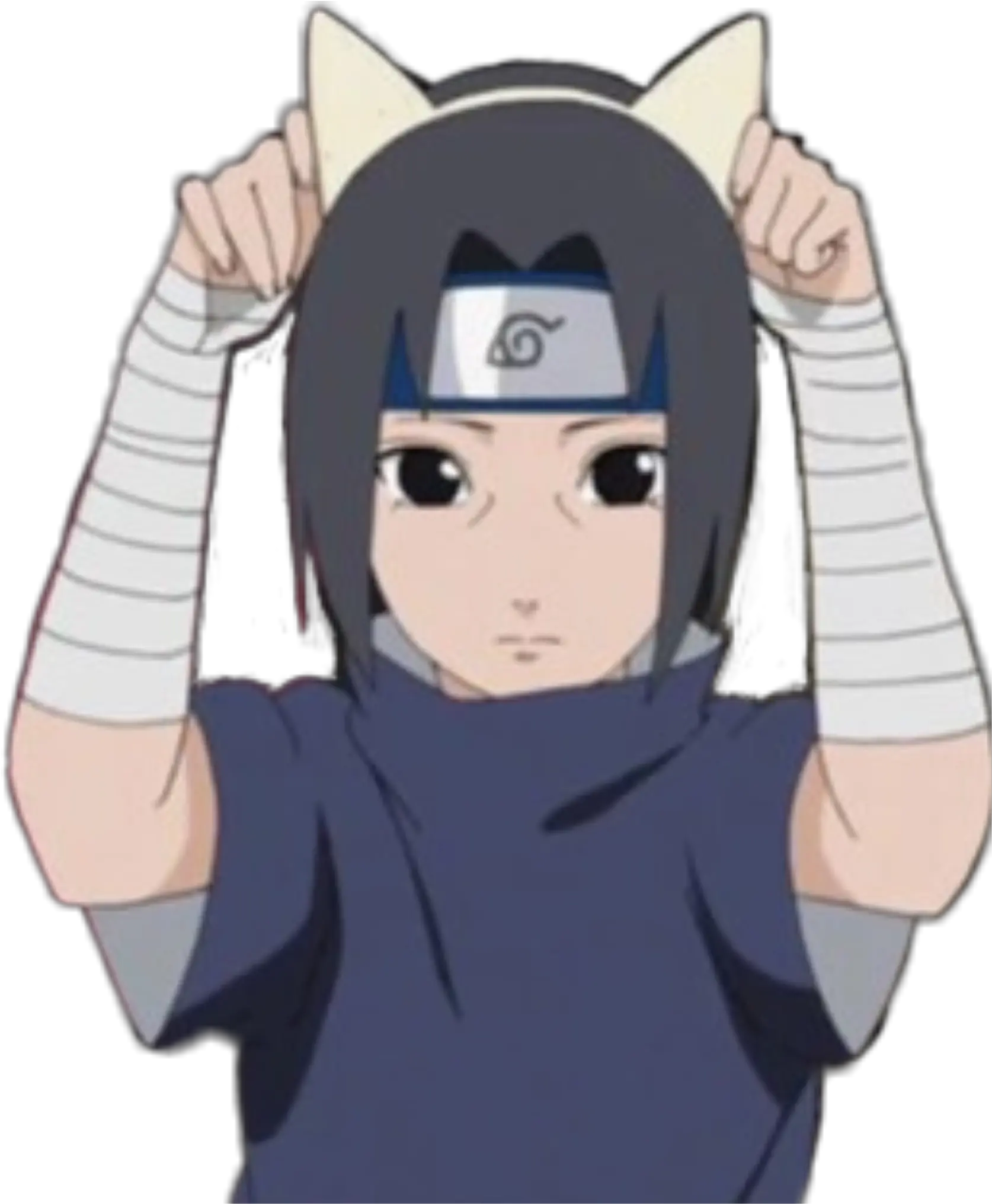 Naruto Narutoshippuuden Uchiha Itachi Itachi Cat Ears Png Itachi Uchiha Png