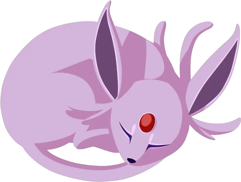 Sleeping Espeon Oc Imgur Espeon Sleeping Png Espeon Png