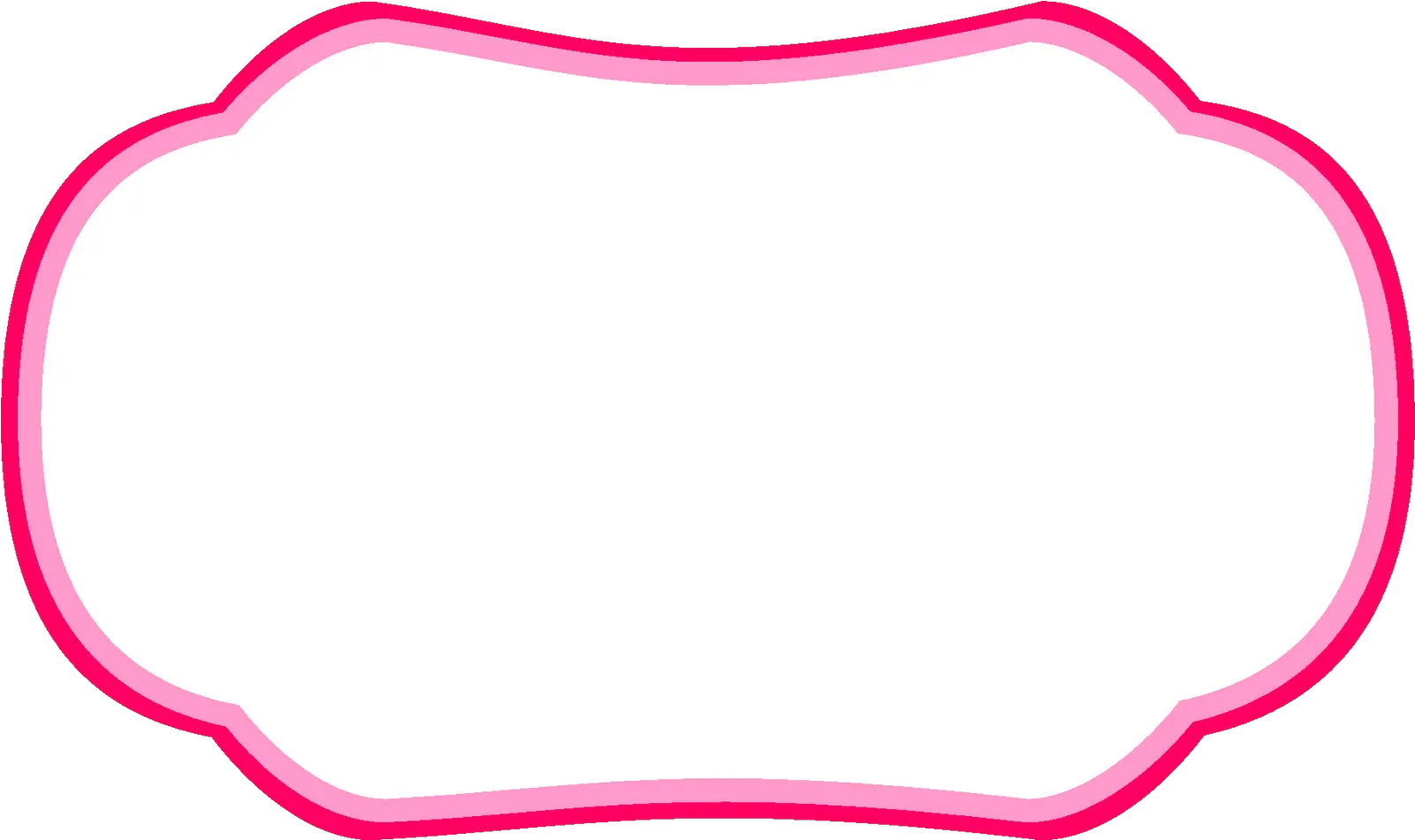 Pink Clipart Bracket Transparent Free For Moldura Para Etiqueta Png Bracket Frame Png