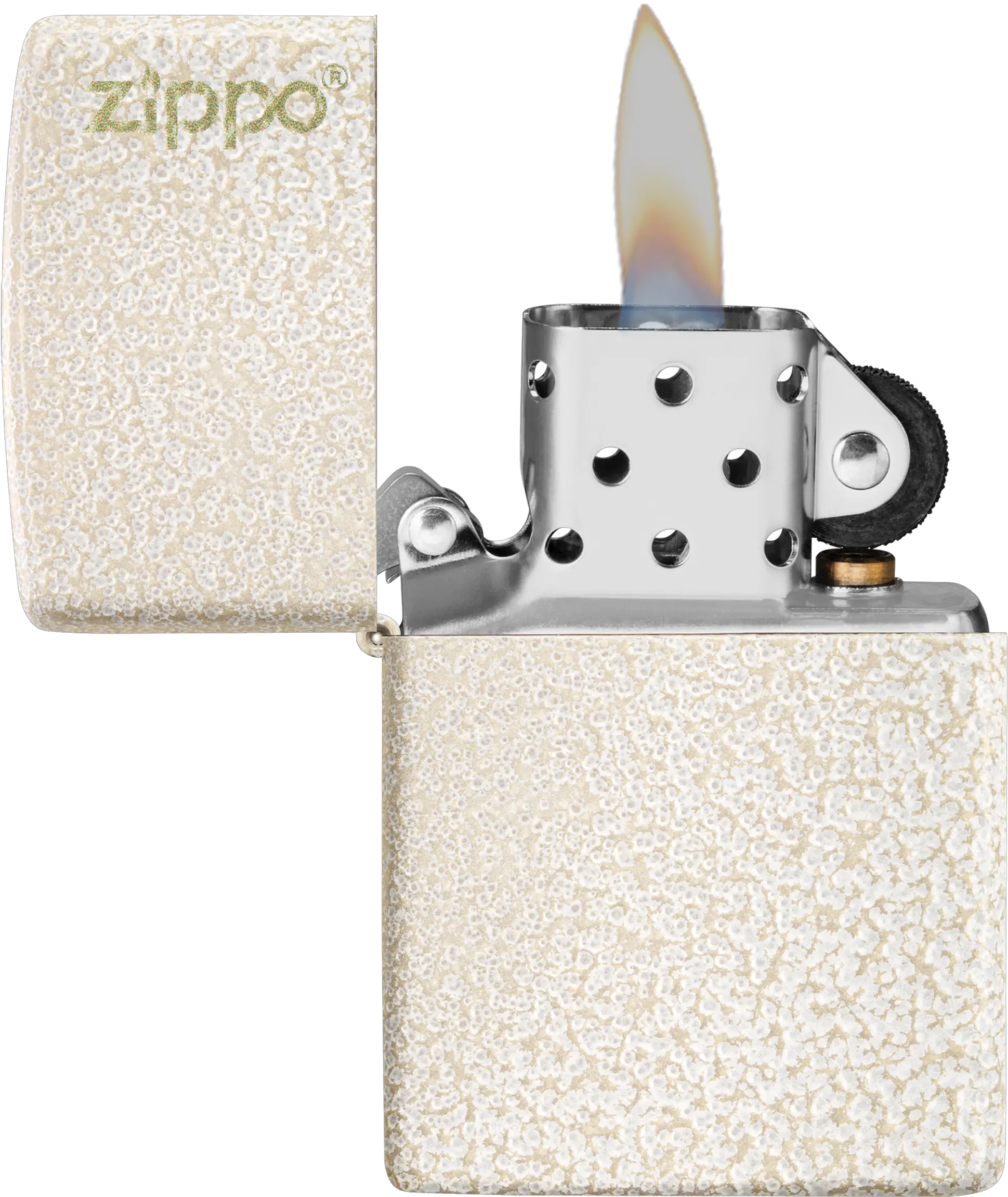 Zippo Mercury Glass Matte Logo 49181zl Candle Png Lighter Flame Png