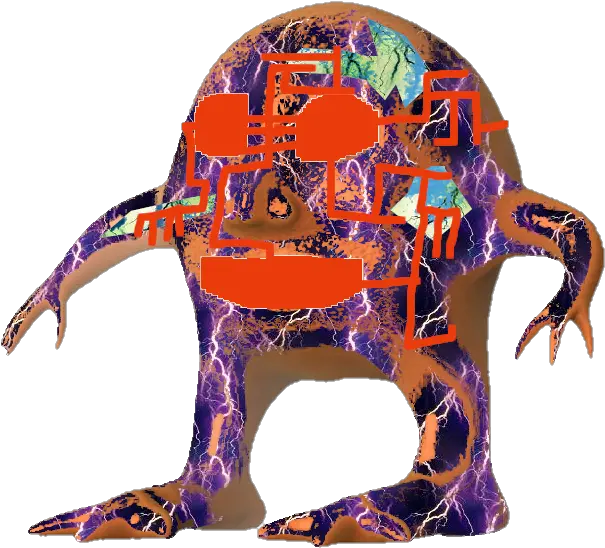 Evil God Orang Illustration Png Orang Png