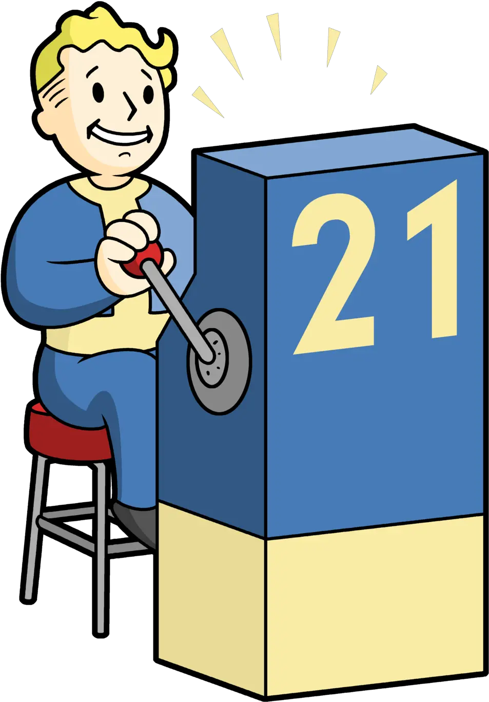 Vault Boy Png Transparent Vault Boy Pngs Pip Boy Png