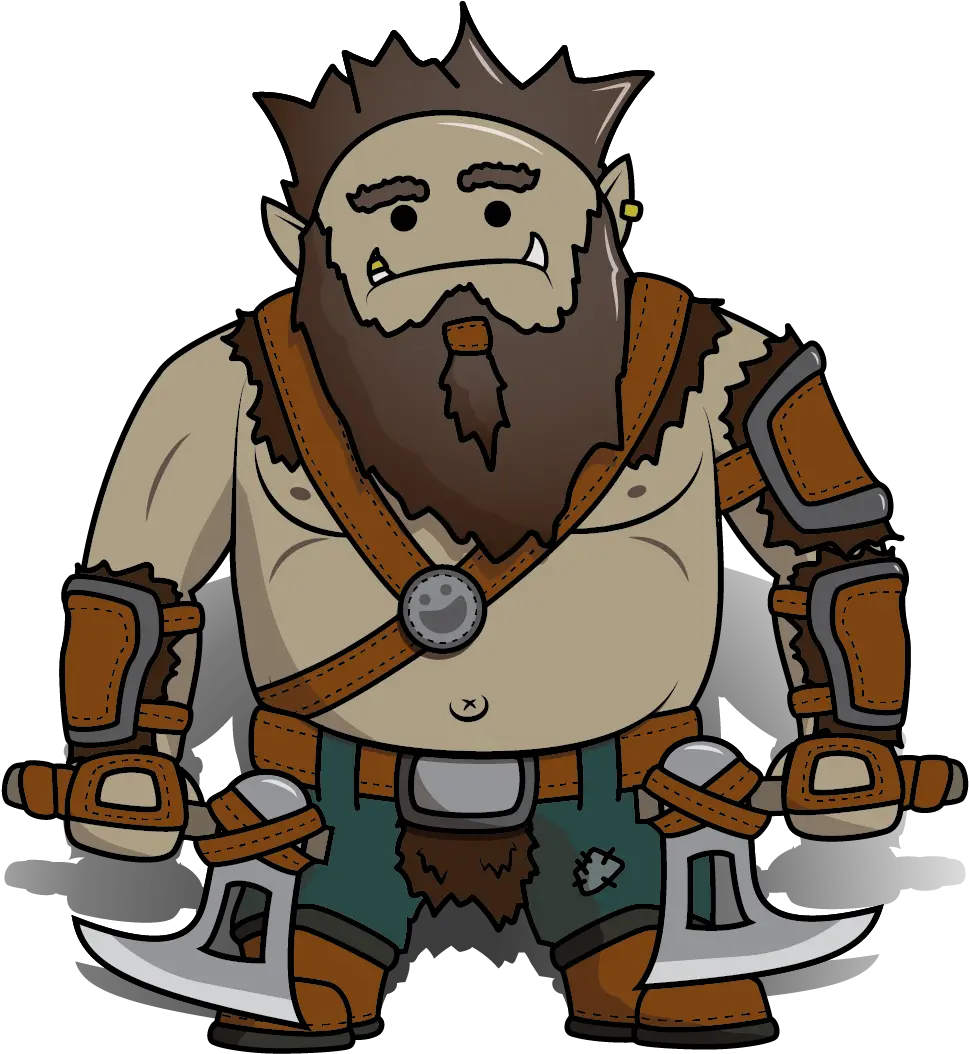 Oc Half Orc Barbarian Shrek Png Orc Png