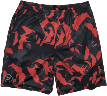 Red Fracture Shorts All Over By Drdisrespect Design Humans Board Short Png Dr Disrespect Png