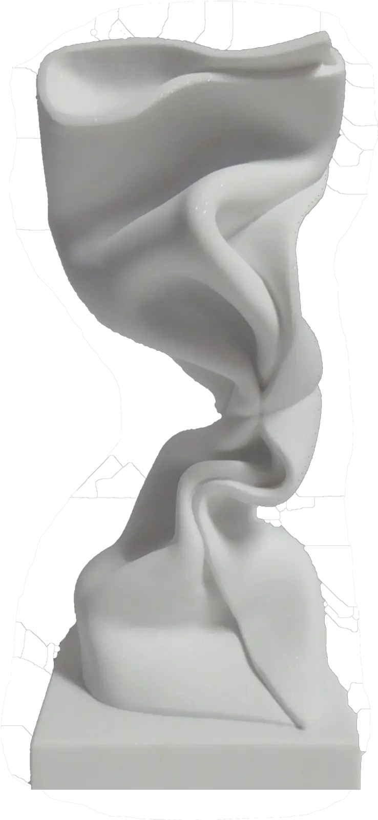 Modern Marble Sculptures By Laurence Jenkell Jenkell Scarf Png Marble Png