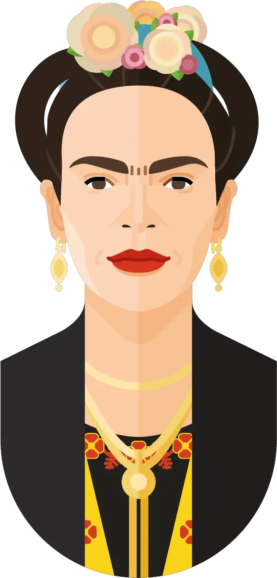 The Cool Club Frida Kahlo Poster Transparent Frida Kahlo Png Frida Kahlo Png