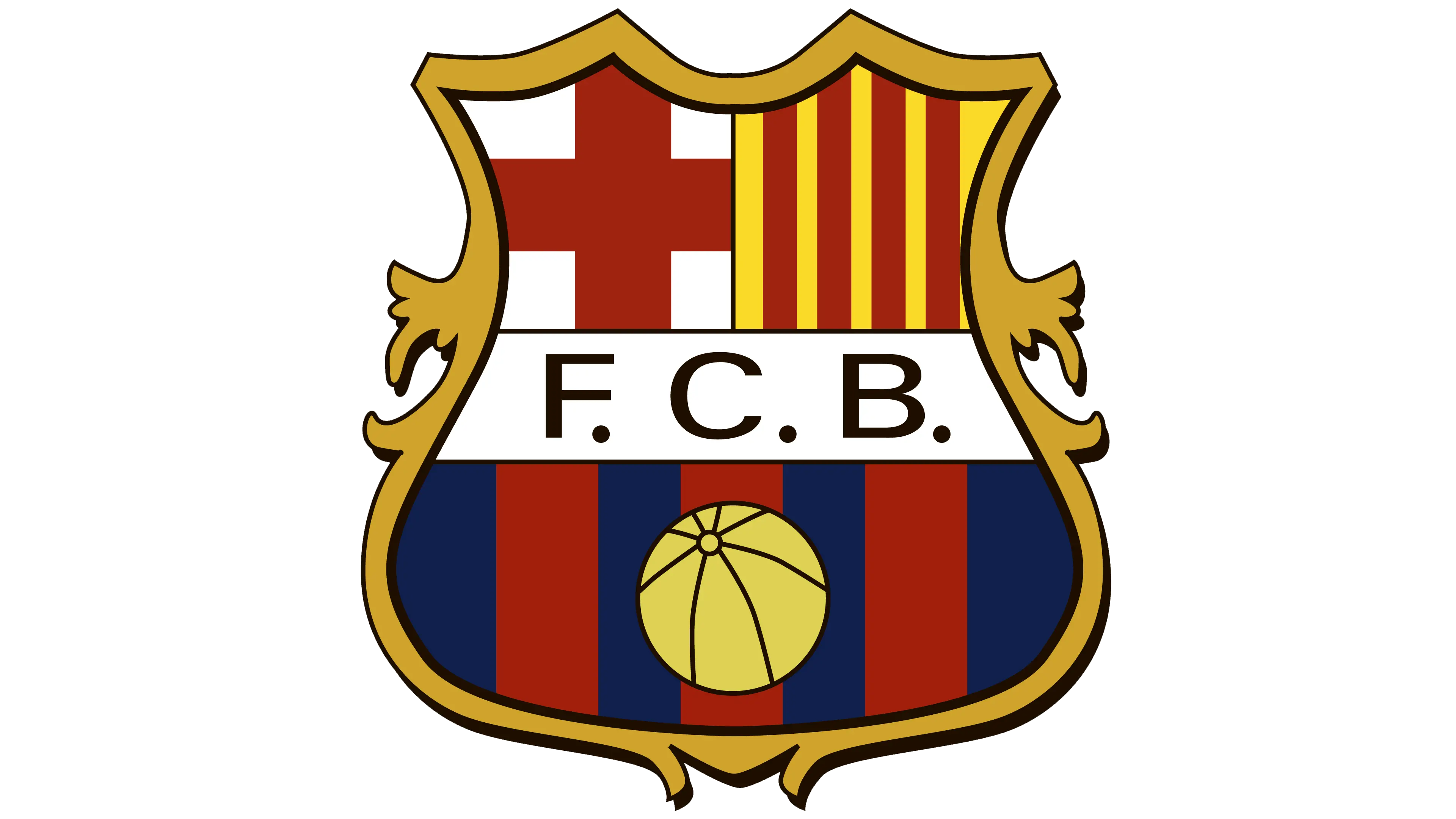 Fc Barcelona Fc Barcelona Retro Logo Png Barca Logo