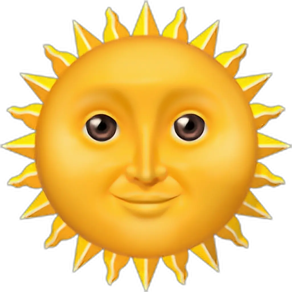 Sunface Sun Face Emoji Emotico Sun Emoji Png Smiling Emoji Png