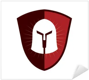 Sticker Gladiator Helmet Shield Pixersus Sticker Png Spartan Shield Icon