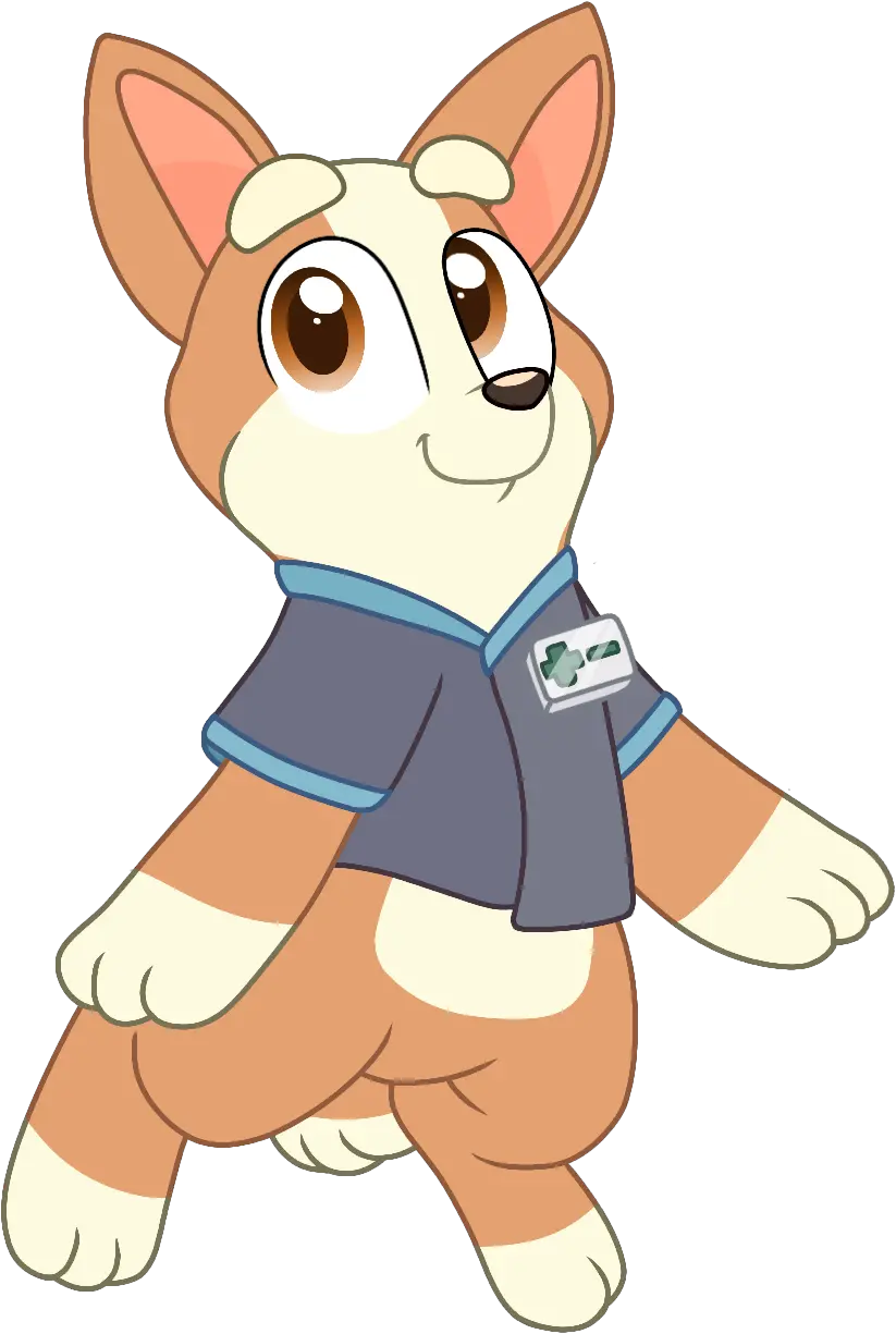 Vet Corgi Bluey Rainbow Eevee Png Arts Bluey Corgi Corgi Png