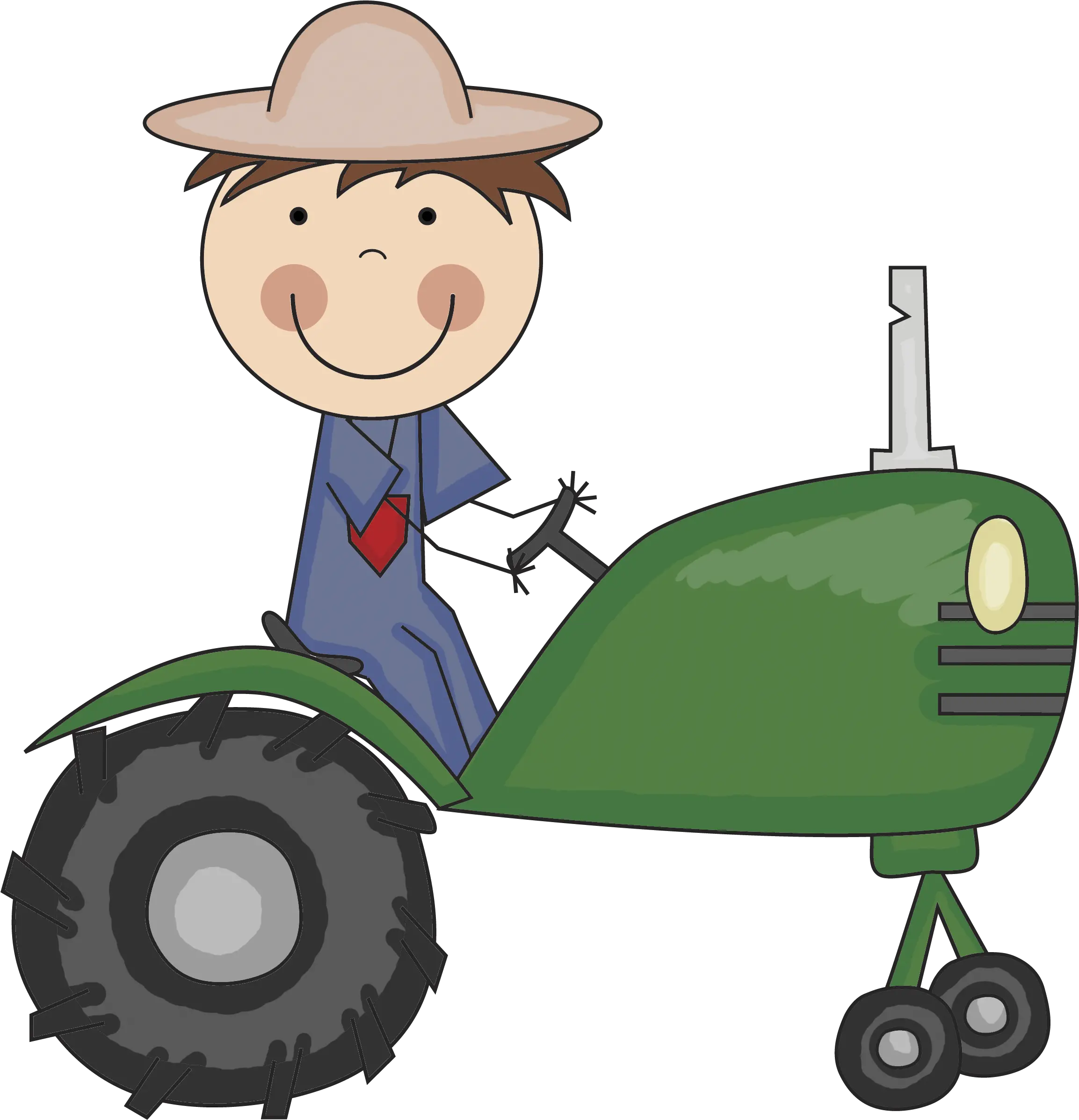 Farmer Tractor My Favorite Farm Animal 2308x2396 Png Farmer Tractor Png Transparent Tractor Png