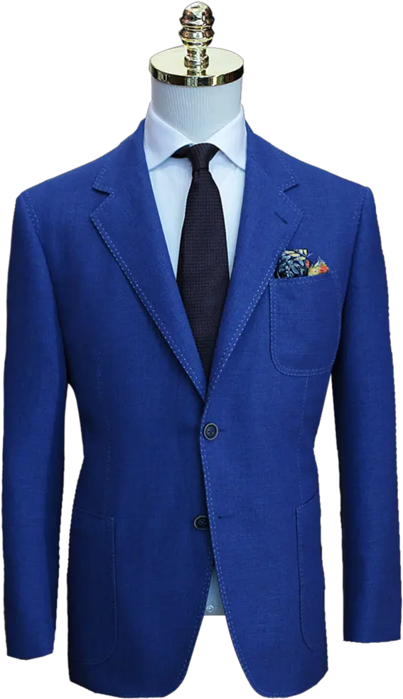 Made Suits Singapore Tailor U2014 Bluefeel Drago Spa Hopsack Suit Png Collar Png