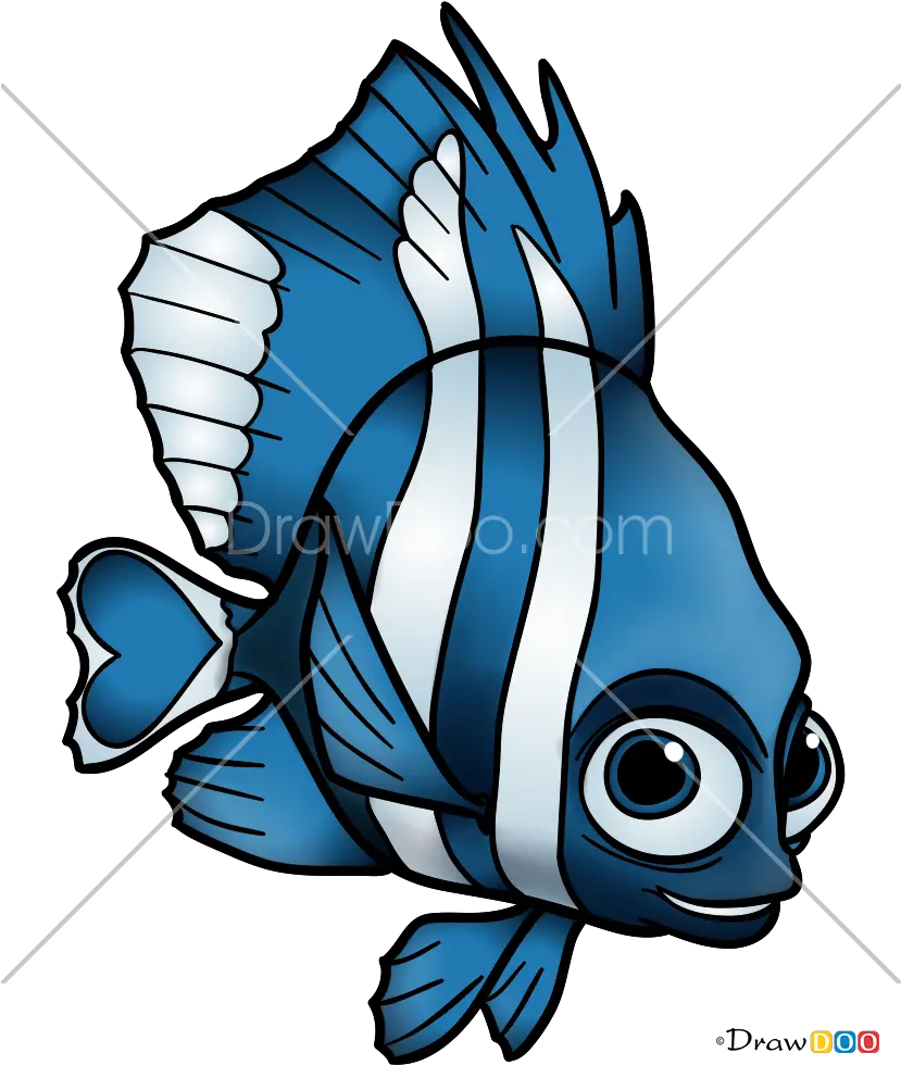 How To Draw Deb Dory And Nemo Deb From Finding Nemo Draw Png Nemo Png