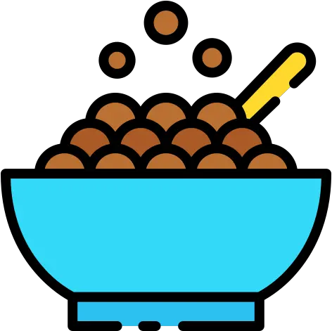 Cereal Free Food And Restaurant Icons Mixing Bowl Png Cereal Icon