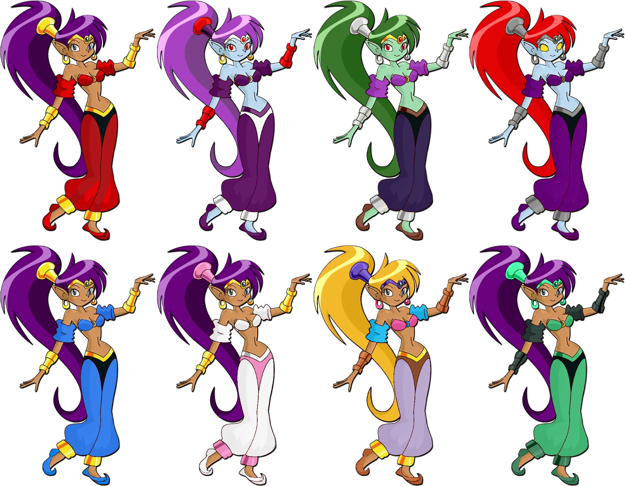 Alternate Color Mock Super Smash Bros Ultimate Shantae Png Shantae Png