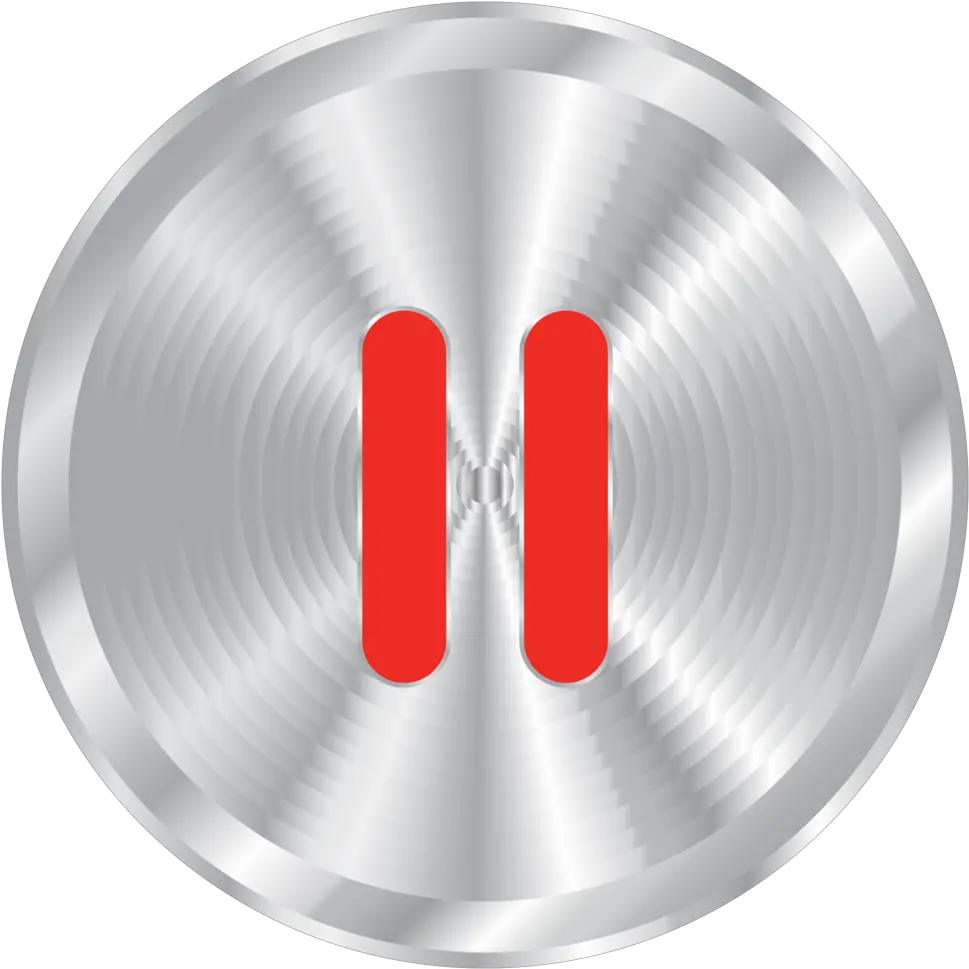 Free Silver Music Button Pause Png With Pause Button Silver Png Pause Symbol Png