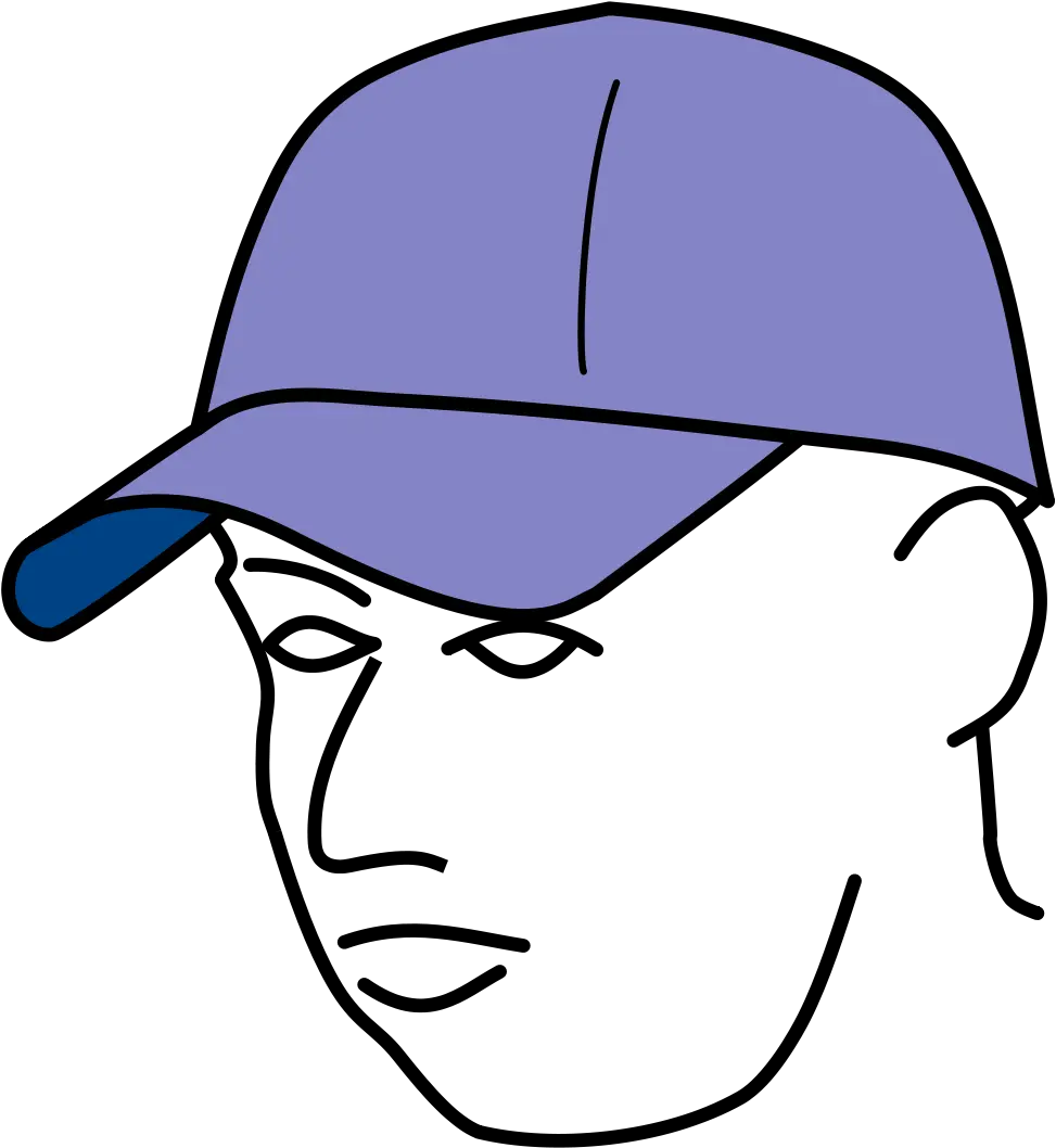 Baseball Cap Simple English Wikipedia The Free Encyclopedia Cap On Head Drawing Png Backwards Hat Png