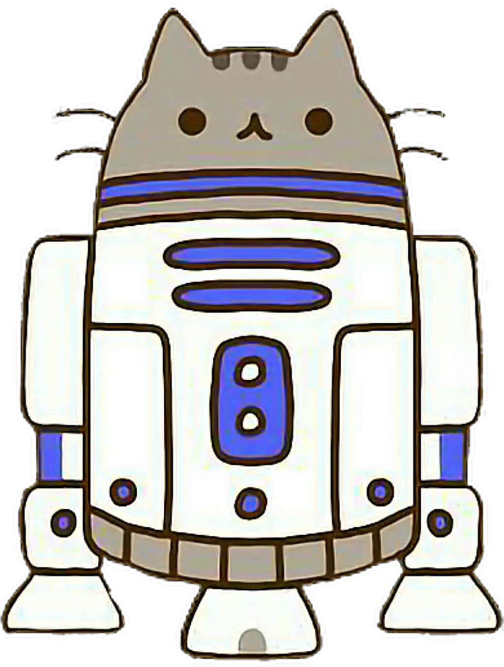 Pusheen Star Wars Clipart Pusheen The Cat Png R2d2 Png