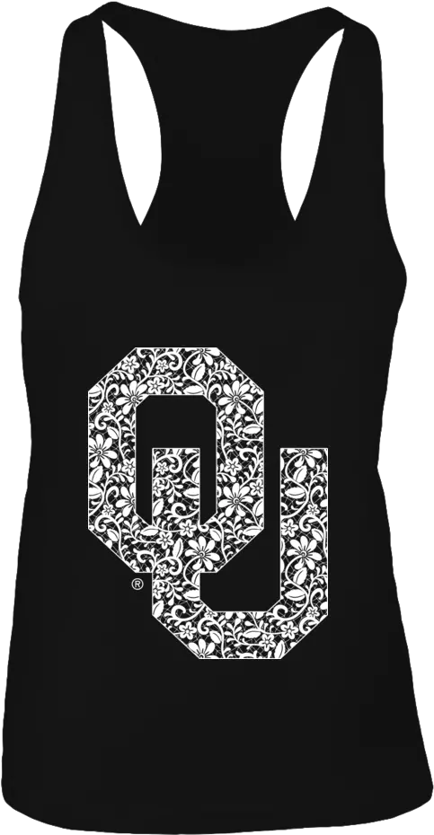 Download Lace Pattern Logo Oklahoma Sooners Shirt Active Tank Png Lace Pattern Png