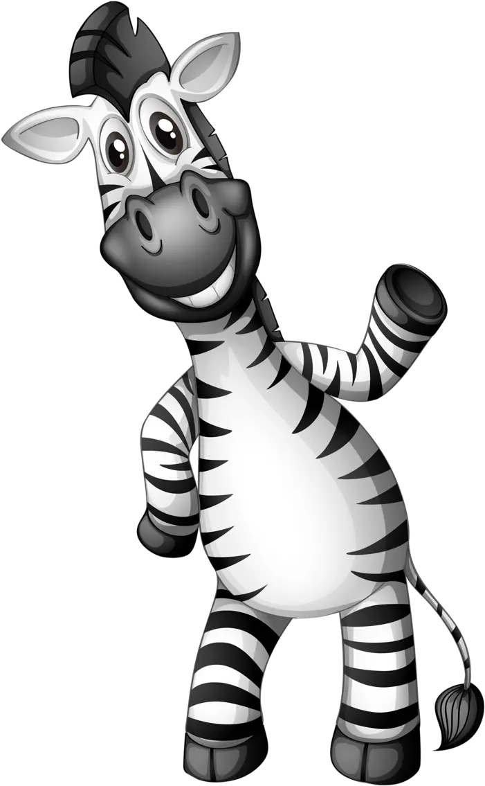 Download U203fu2040zebra Likeu203fu2040 Smiling Zebra Clipart Png Standing Zebra Cartoon Drawing Zebra Transparent Background