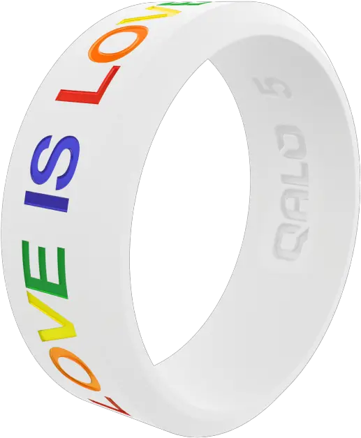 Rainbow Love Is Silicone Ring Qalo Solid Png Google Chrome Icon Rainbow