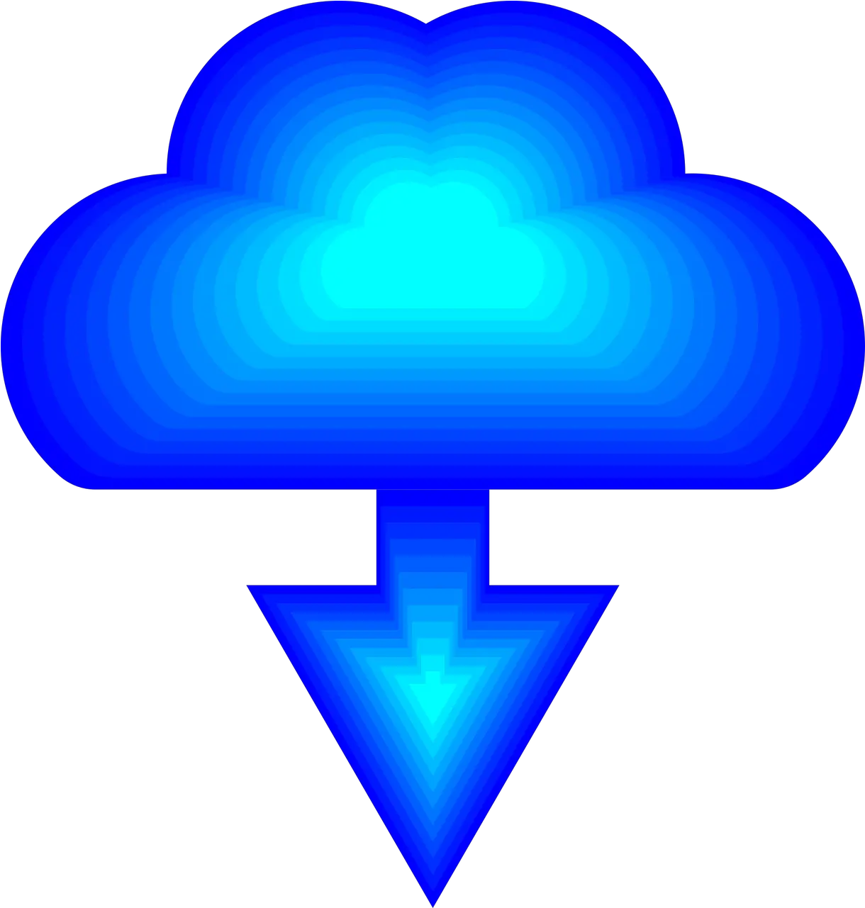 Computer Icons Download Cloud Computing Internet Download Icon Png Azul Nube Png