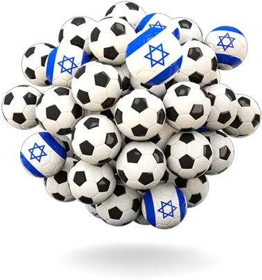 Pile Of Footballs Illustration Flag Israel King Fahad National Library Png Pile Icon