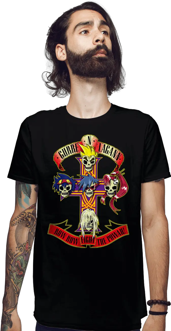 Gurren Lagann Cross The Worldu0027s Favorite Shirt Shop Png