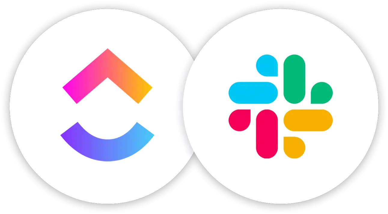 Clickup Slack Integration 2 Clickup Con Slack Png Slack Logo Png
