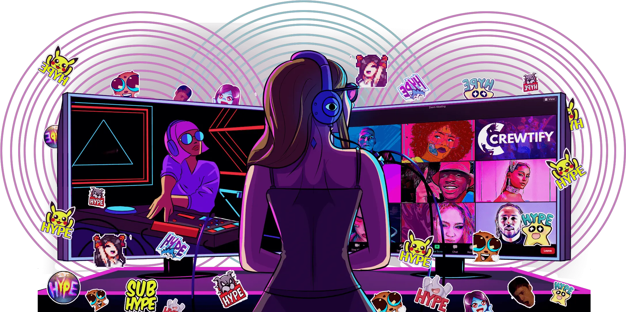 Cyber Rave Online Music And Art Festival Online Rave Png Rave Icon