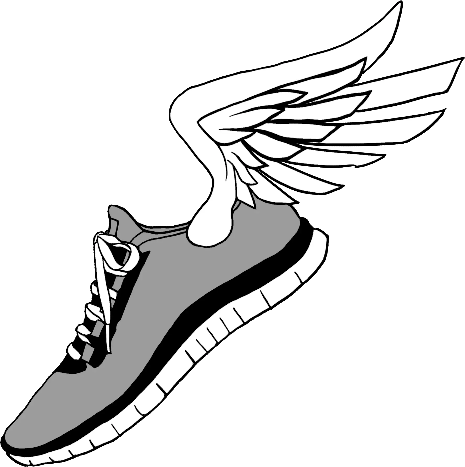 Running Shoes Clip Art Running Shoes With Wings Png Transparent Background Running Shoes Clipart Wing Png
