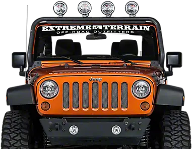 Orange Jeep Png Picture Jeep Wrangler 4 Lights Jeep Png