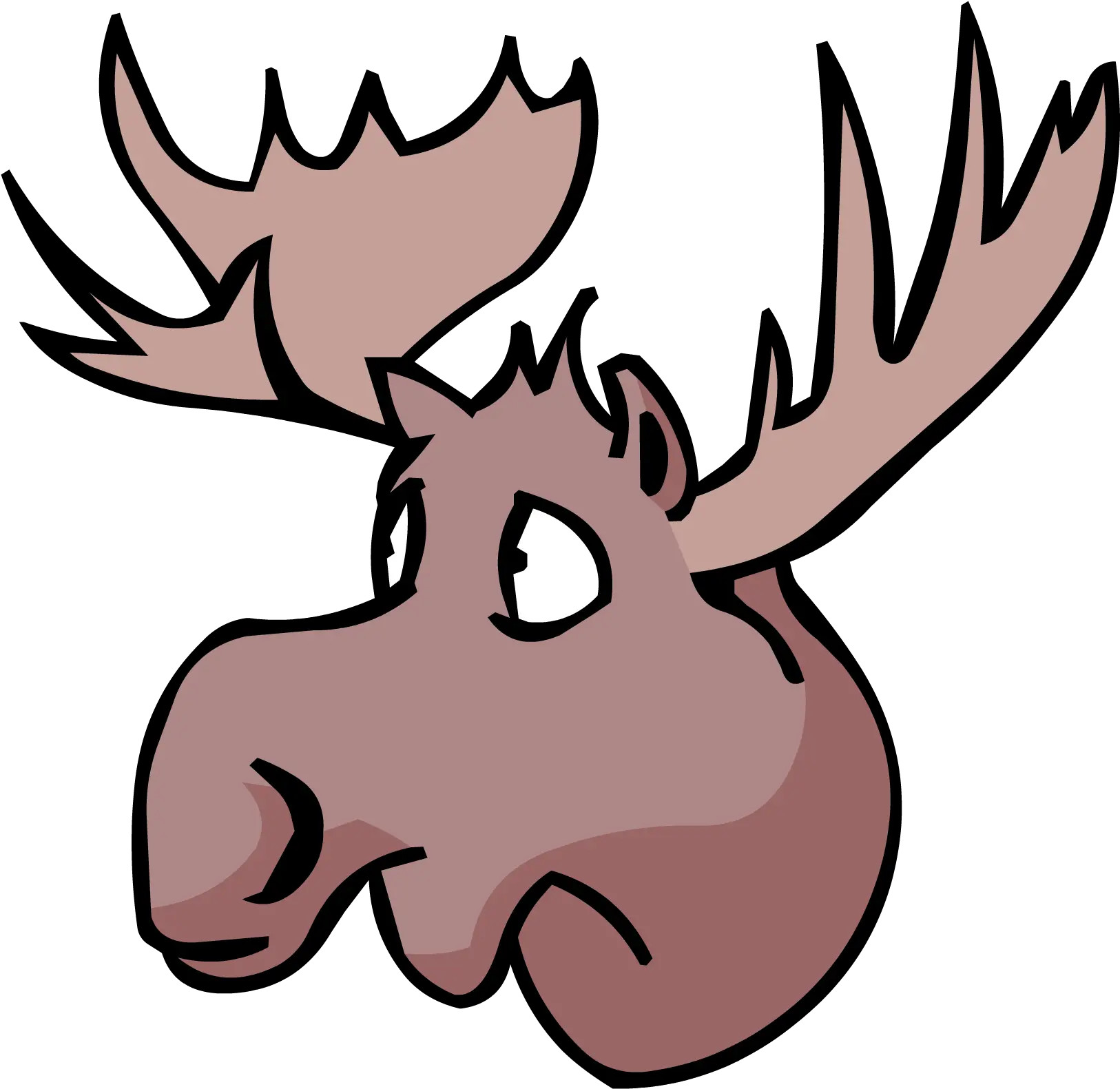 Moose Clipart Ski Lodge Moose Head Png Moose Png