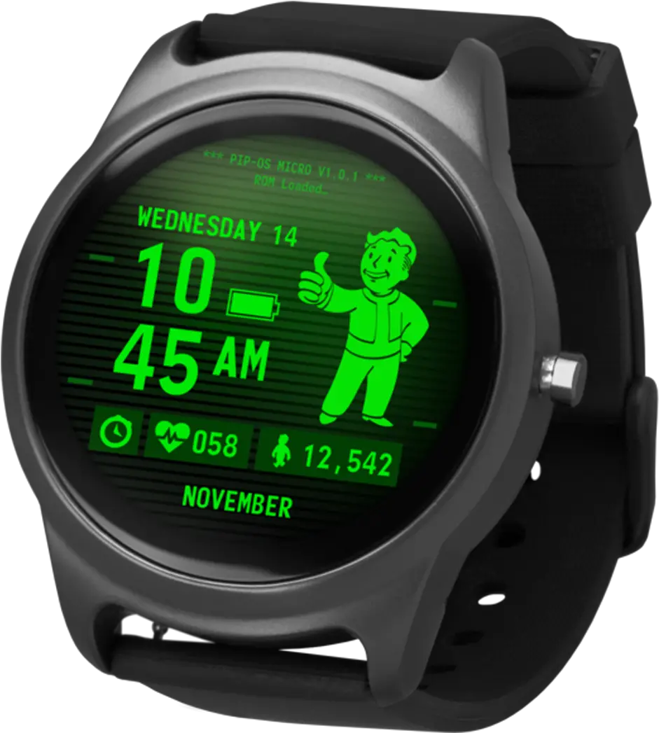 Fallout Smartwatch Smart Watch Pip Boy Pip Boy Fallout Watch Png Pip Boy Png