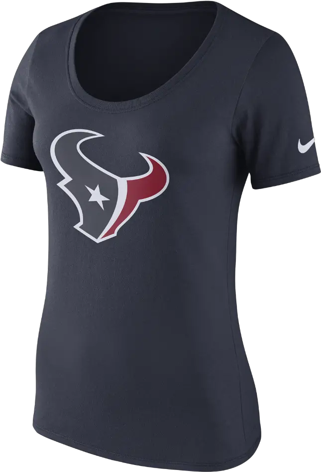 Download Nike Primary Logo Womenu0027s T Shirt Size Medium Blue Houston Texans Png Texans Logo Transparent