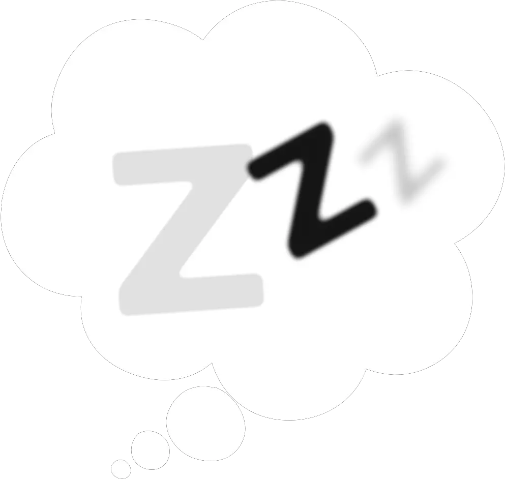 Looping Sleepy Zzzs 3 Dot Png Zzz Transparent