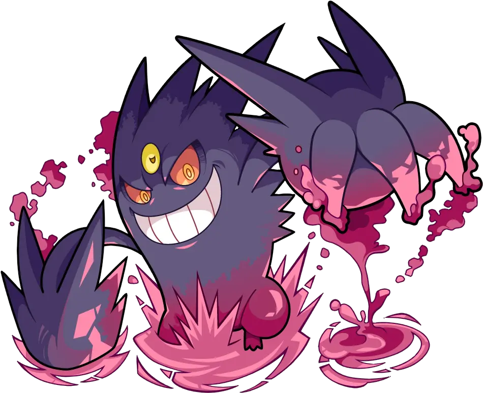 Gengar Pokemon Mega Evolution Png Image Pokemon Gengar Mega Evolution Gengar Png