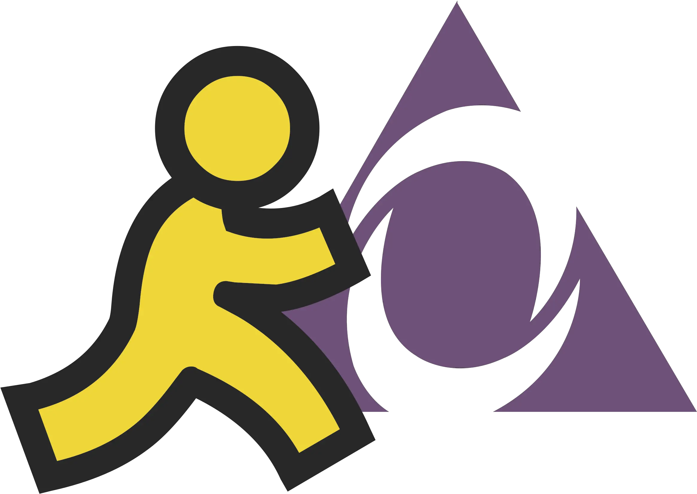 Aol Instant Messenger Logo Png Cockfosters Tube Station Messenger Logo