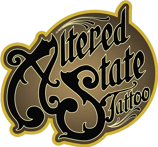 Altered State Tattoo Decorative Png Cowboy From Hell Logo