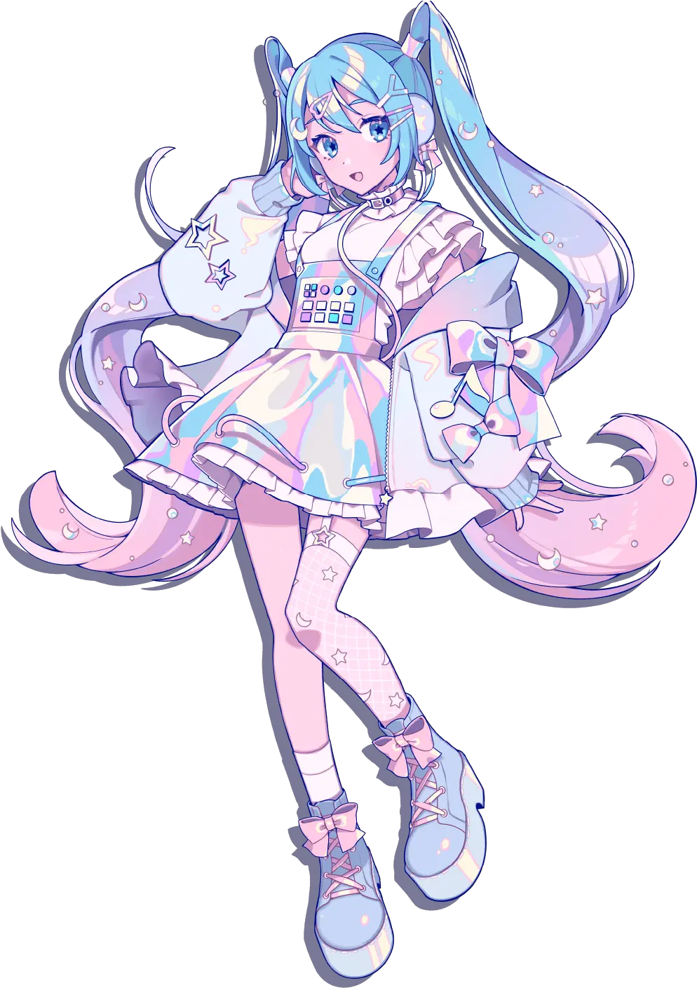 Digital Stars Feat Miku U0026 Gumi Digital Stars Vocaloid Png Len Kagamine Icon