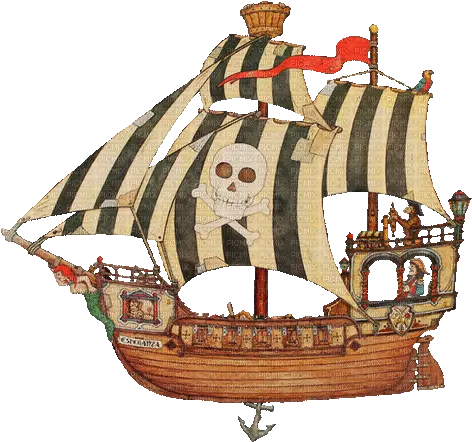 Piraten Pirates Pirate Ship Schiff Lovely Png Pirate Ship Transparent Background