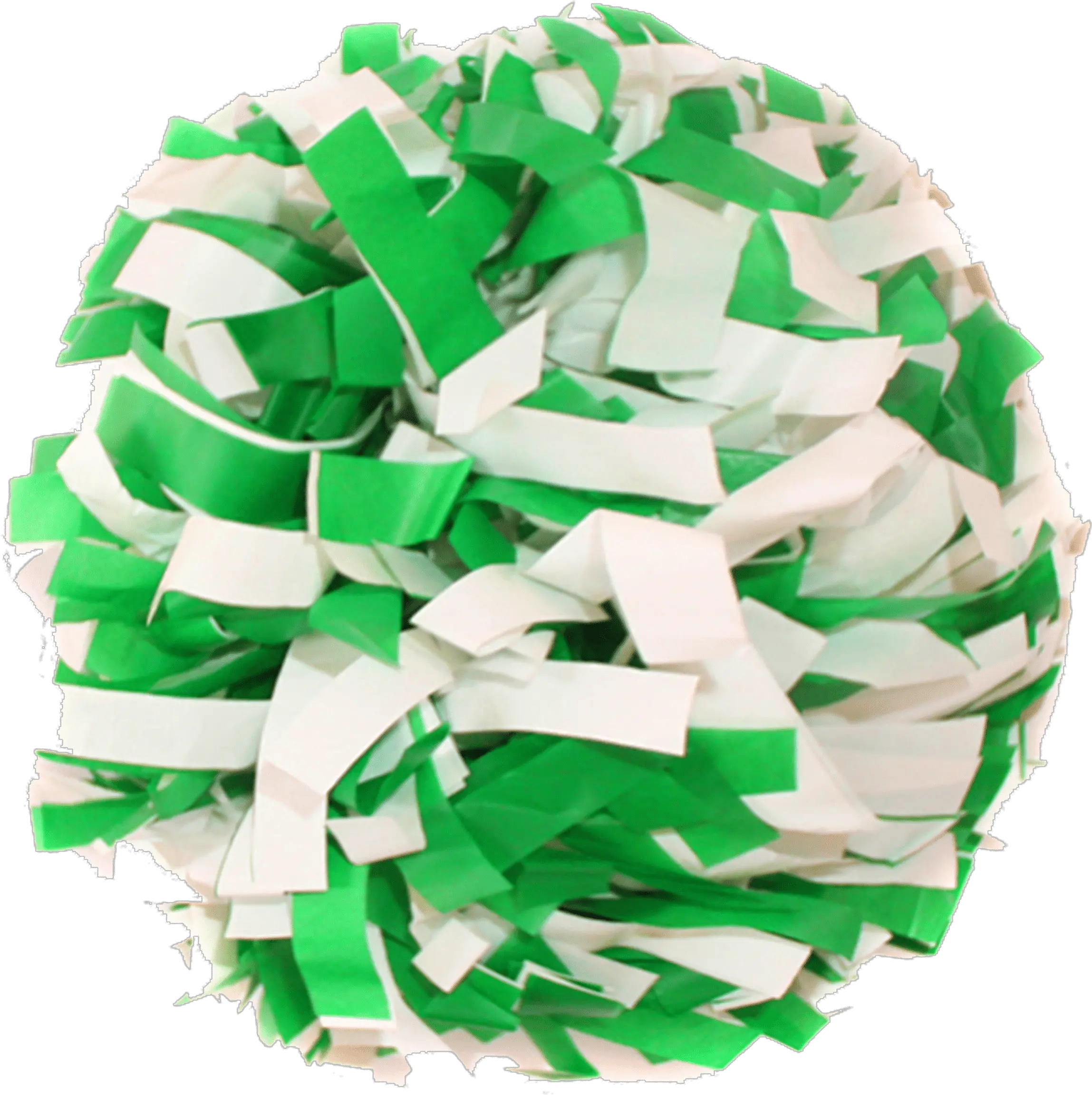 Plastic White And Kelly Green 6 Pom Construction Paper Png Pom Pom Png