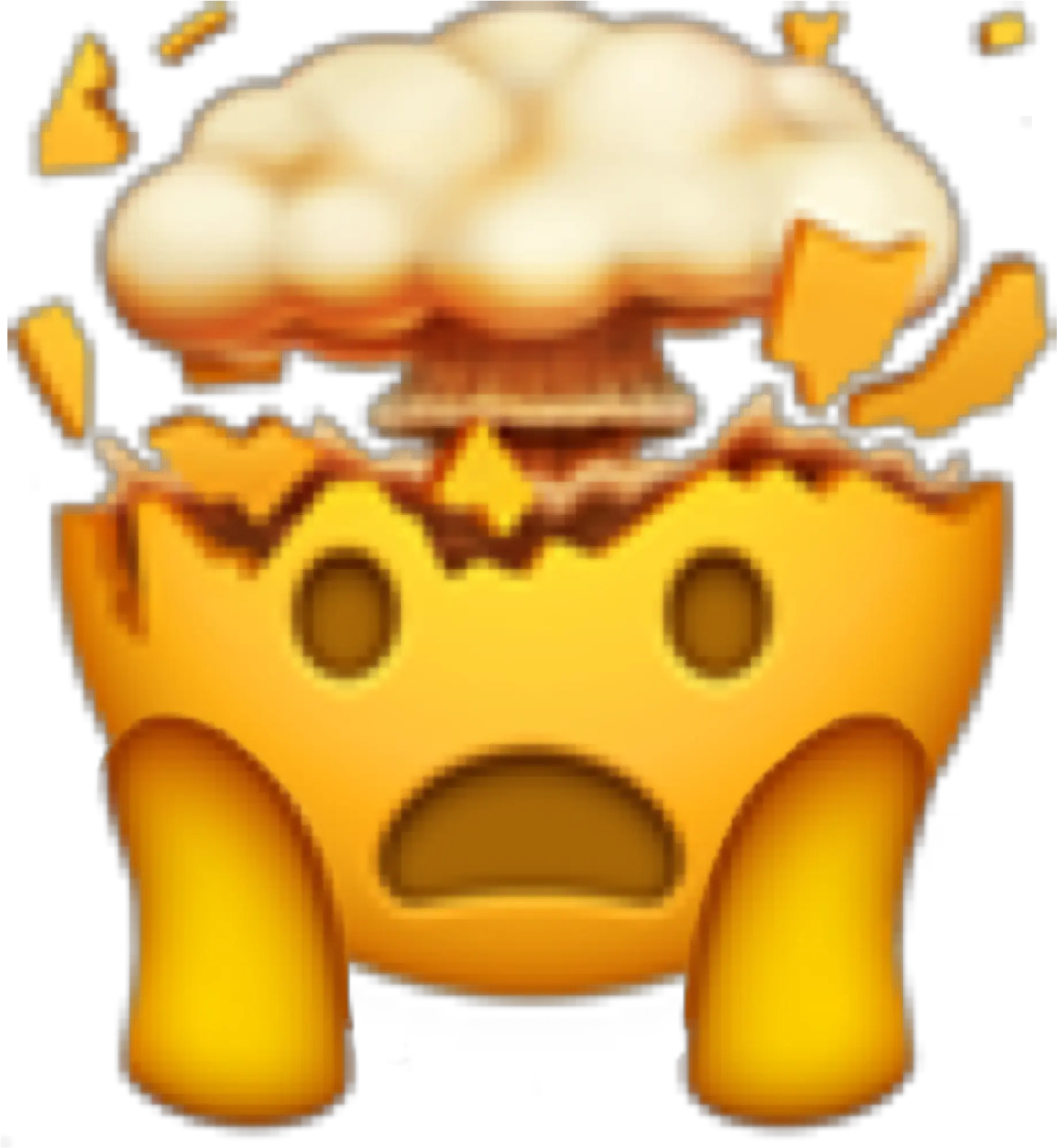 Shocked Surprise Emoji Peachy Happy Mind Blown Emoji Png Surprise Emoji Png