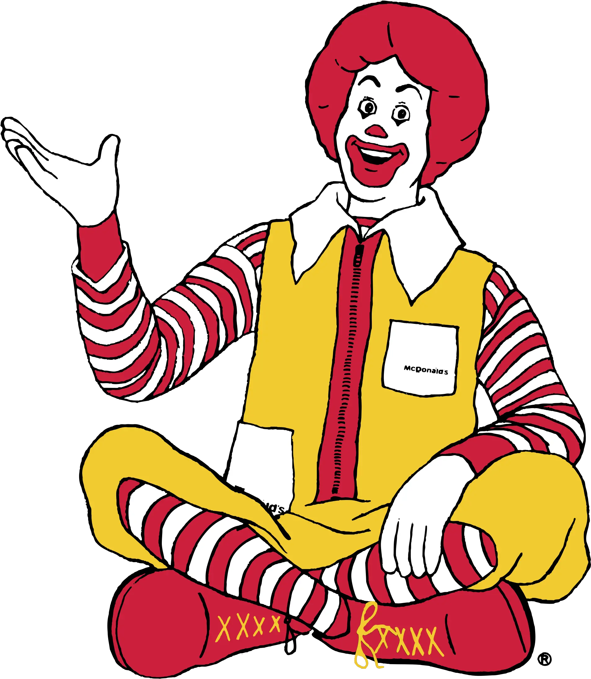 Mcdonalds Logo Vector Ronald Mcdonald Clip Art Png Mc Donalds Logo