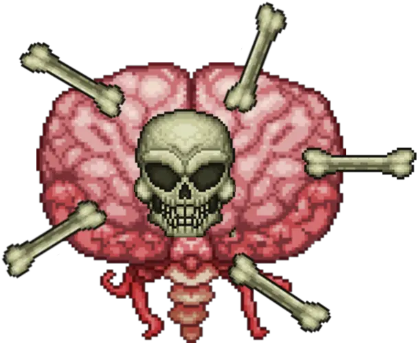 Brain Of Cthulhu Ate Skeletron Terraria Brain Of Cthulhu Png Cthulhu Transparent